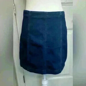 NWOT Free People, Denim Skirt, Size: 10